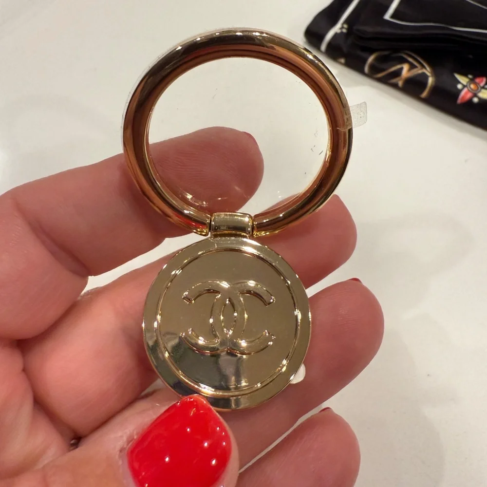 Chanel Gold Phone Grip